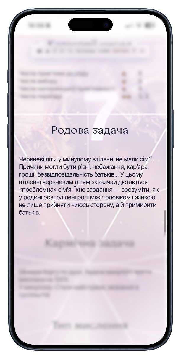 Онлайн розрахунок родової задачі за датою народження у сервісі Числа