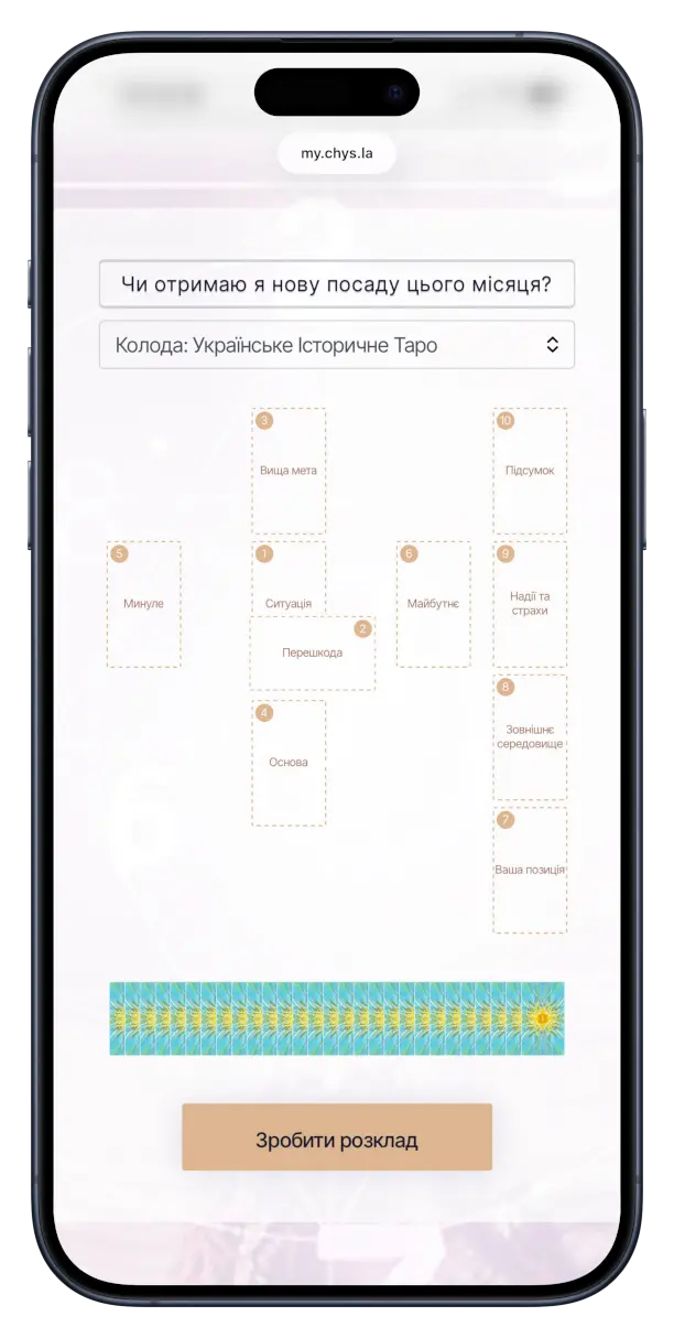 Розклад Таро: Кельтський хрест. Сервіс Числа - все для нумеролога